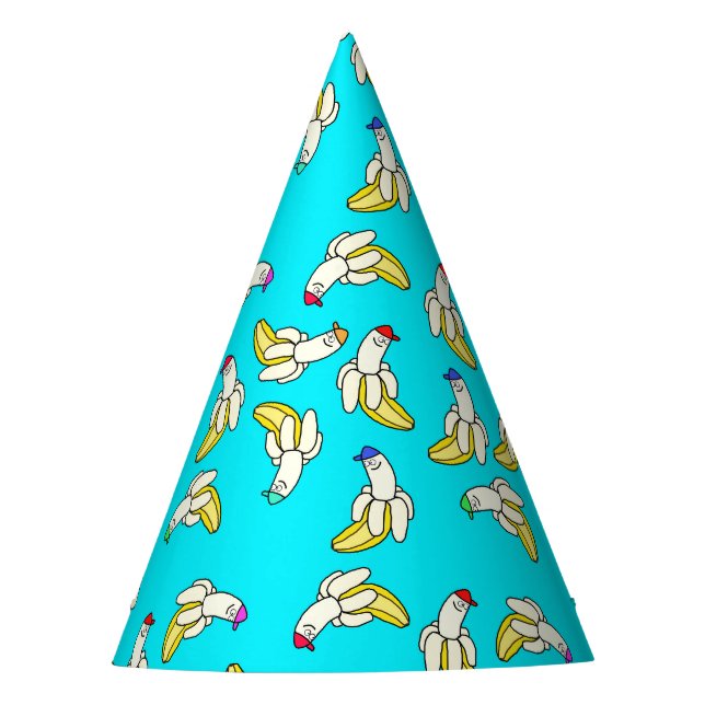 Chapeaux De Fêtes Casquette de la fête des bananes cool (Devant)