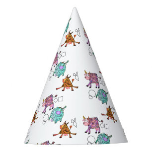 Chapeaux De Fêtes Casquette de la fête des vaches volantes