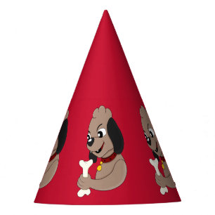 Chapeaux De Fêtes Casquette de la fête du chiot mignon
