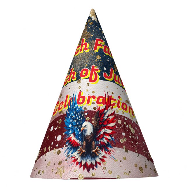 Chapeaux De Fêtes Casquette de partie 4 juillet entièrement personna (Devant)