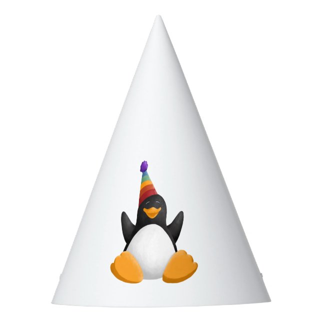 Chapeaux De Fêtes Casquette de partie de pingouin de joyeux (Devant)