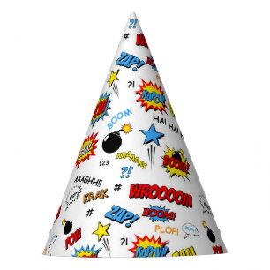 Chapeaux De Fêtes Casquette de partie de super héros - art de mot