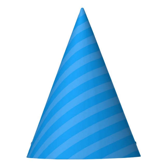 Chapeaux De Fêtes Casquette de partie de super héros - rayure bleue (Devant)