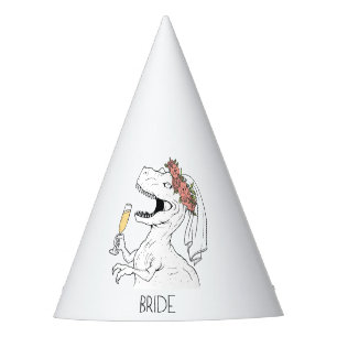 Chapeaux De Fêtes Casquette du Dinosaur Bride Party