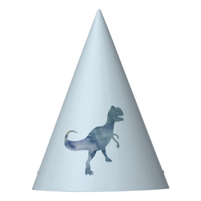Chapeaux De Fêtes Casquette du parti Blue Dinosaur Trex (Devant)