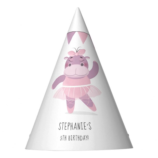 Chapeaux De Fêtes Casquette du parti Hippo Ballerina (Devant)