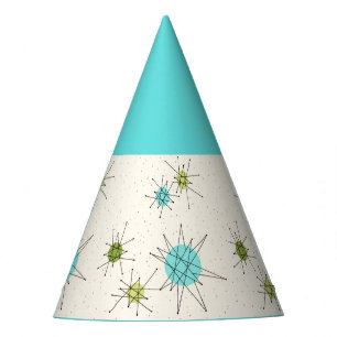 Chapeaux De Fêtes Casquette du parti Iconic Atomic Starbursts