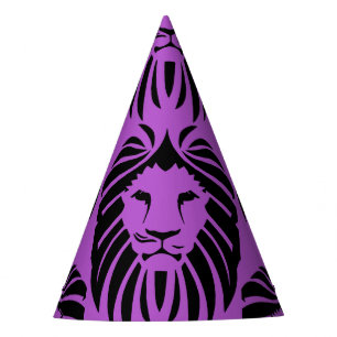 Chapeaux De Fêtes Casquette du parti Lion-Purple