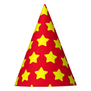 Chapeaux De Fêtes Casquette du Parti rouge étoile jaune