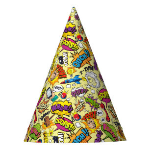 Chapeaux De Fêtes Casquette du Retro Comic Pop Art Party