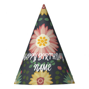 Chapeaux De Fêtes Casquette floral personnalisé complexe