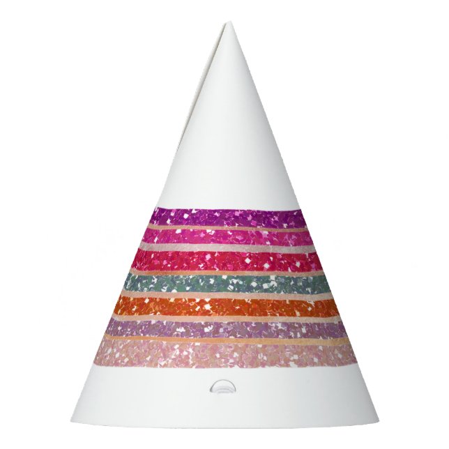 Chapeaux De Fêtes Casquette Rainbow Party à terminer (Gauche)