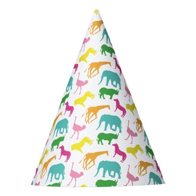 Chapeaux De Fêtes Casquettes animaux de fête d'anniversaire de fille (Devant)