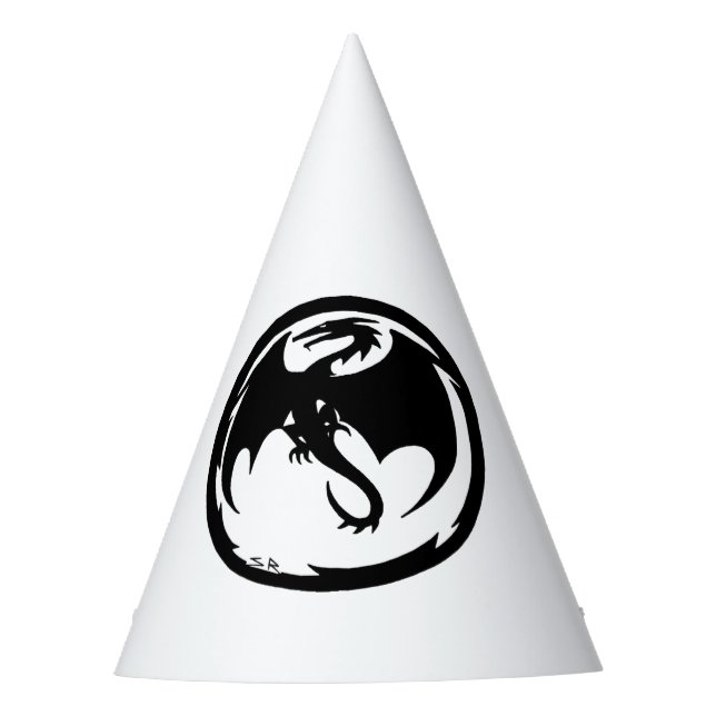 Chapeaux De Fêtes Casquettes blancs du Black Dragon (Devant)