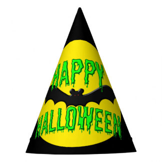 Chapeaux De Fêtes Casquettes de fête - Batty "Happy Halloween"