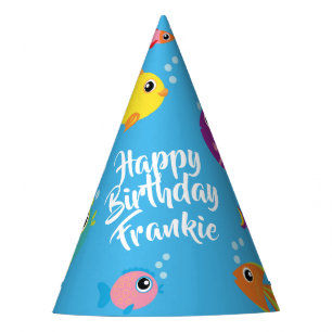 Chapeaux De Fêtes Casquettes de fête d'anniversaire d'aquarium de