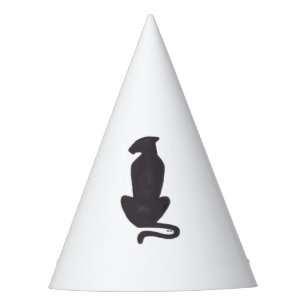 Chapeaux De Fêtes Casquettes de la fête Black Cat Silhouette
