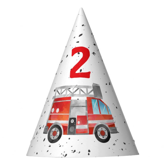 Chapeaux De Fêtes Casquettes de la fête d'anniversaire du camion d'i (Devant)