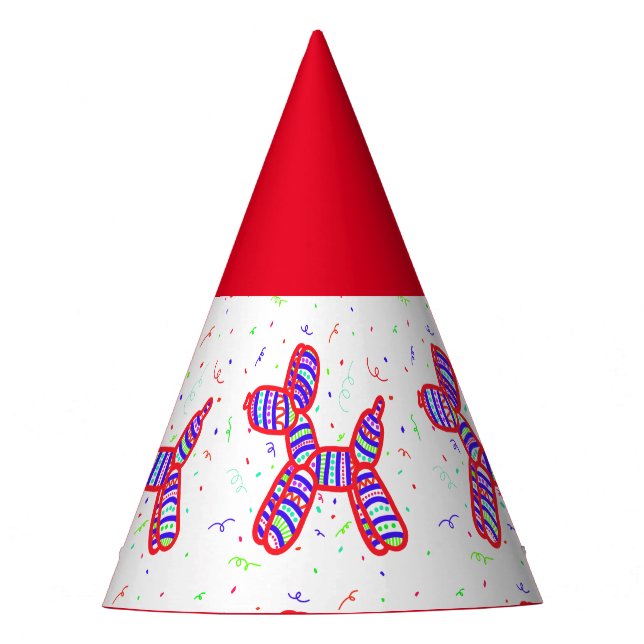 Chapeaux De Fêtes Casquettes de la partie Papier de la partie Chiens (Devant)