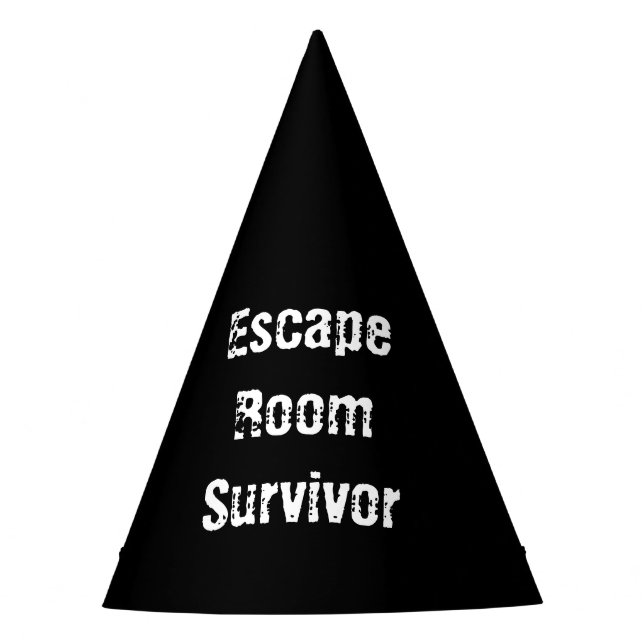 Chapeaux De Fêtes casquettes de la soirée "Escape Room" (Devant)
