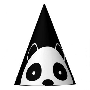 Chapeaux De Fêtes Casquettes de partie de panda, décorations de fê