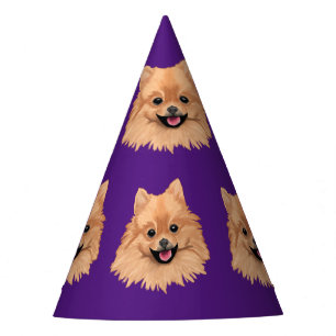 Chapeaux De Fêtes Casquettes de partie de Pomeranian - quantité 12+