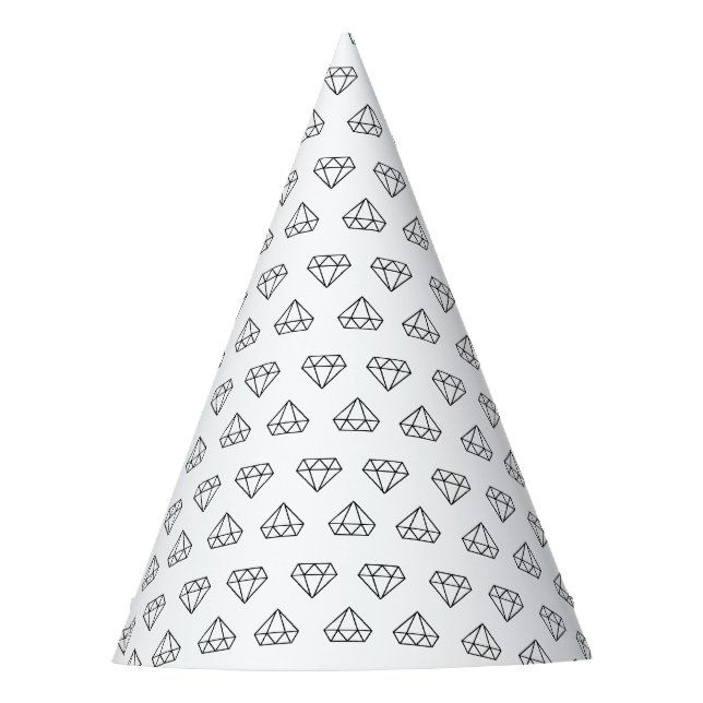Chapeaux De Fêtes Casquettes du Motif Diamond (Devant)