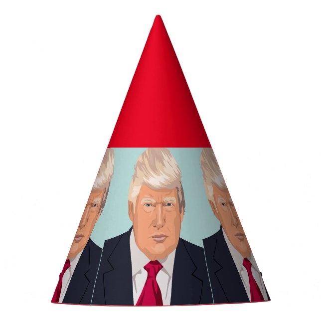 CHAPEAUX DE FÊTES CASQUETTES DU PARTI DONALD TRUMP (Devant)
