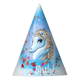 Chapeaux De Fêtes Casquettes du Winter Unicorn Party