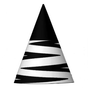 Chapeaux De Fêtes Casquettes noirs et blancs de partie