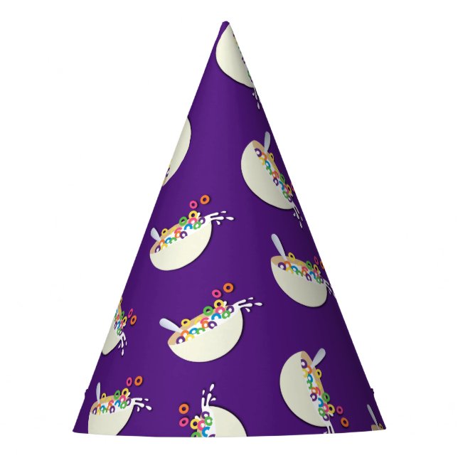 Chapeaux De Fêtes Cereal Bowl Slepover fête d'anniversaire (Devant)