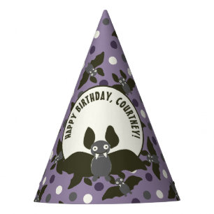 Chapeaux De Fêtes Chauve-souris à message personnalisé, chauve-sou