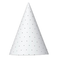 Chic noir blanc minuscule pois mignon élégant