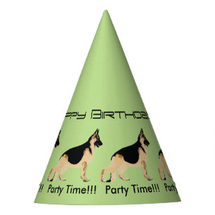 Chapeaux De Fêtes Chien de berger allemand - anniversaire