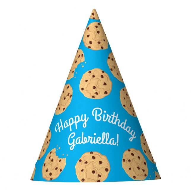Chapeaux De Fêtes Chocolat Chip Cookie Enfants 1er Anniversaire Part (Devant)