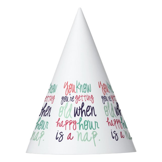 Chapeaux De Fêtes Citation Amusante Disant Avoir Du Vieux Humour (Devant)