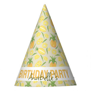 Chapeaux De Fêtes Collection de Motifs de paniers de fruits - Ananas