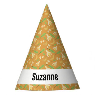 Chapeaux De Fêtes Collection de Motifs de paniers de fruits - Banane