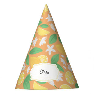 Chapeaux De Fêtes Collection de Motifs de paniers de fruits - Citron