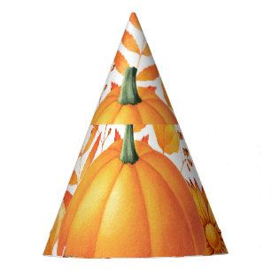 Chapeaux De Fêtes Coloré Octobre Citrouille Automne Motif