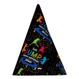 Chapeaux De Fêtes Colorée Trampoline Park Jump Anniversaire de enfan