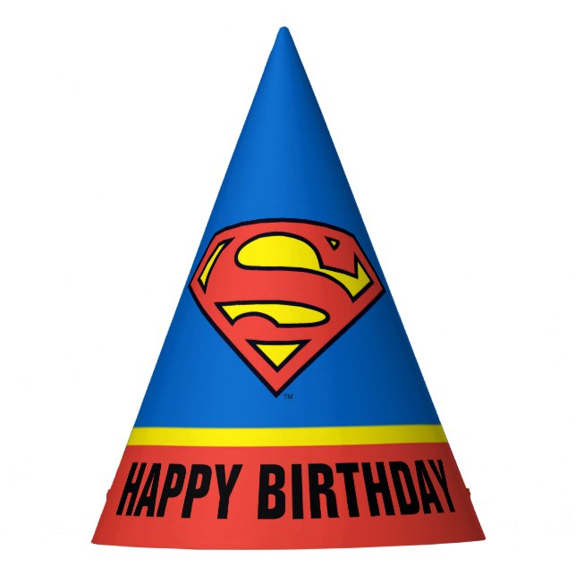 Chapeaux De Fêtes Comics DC | Superman | Logo classique (Devant)