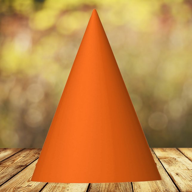 Chapeaux De Fêtes Couleur solide de tigre orange (Créateur téléchargé)