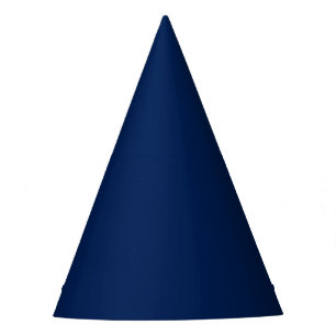Chapeaux De Fêtes Couleur solide Indigo de la marine Classique et