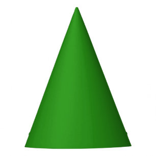 Chapeaux De Fêtes Couleur solide vert mince