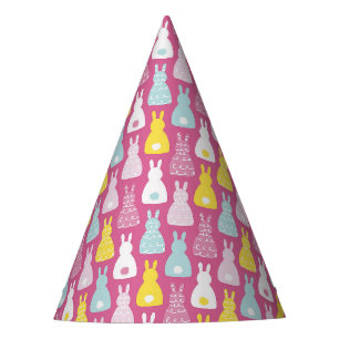 Chapeaux De Fêtes Coupe rose Pâques Bunny Tails Art Party Casquette