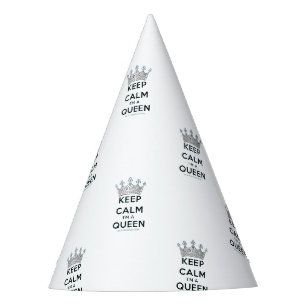 Chapeaux De Fêtes Couronne argentée polie de la reine SlipperyJoe's