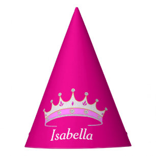 Chapeaux De Fêtes Couronne de princesse sur rose magenta