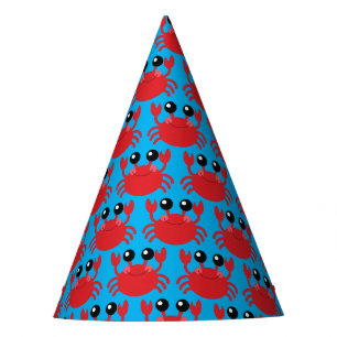 Chapeaux De Fêtes Crabe Anniversaire Soirée Cartoon Enfants
