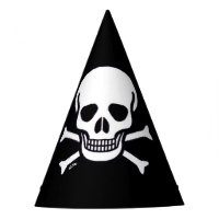 Crâne n os casquettes de la fête noire